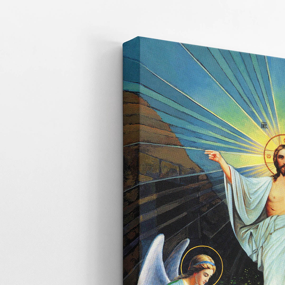 Quadro Jesus Cristo Os Anjos Arte Canvas Loja Plimshop