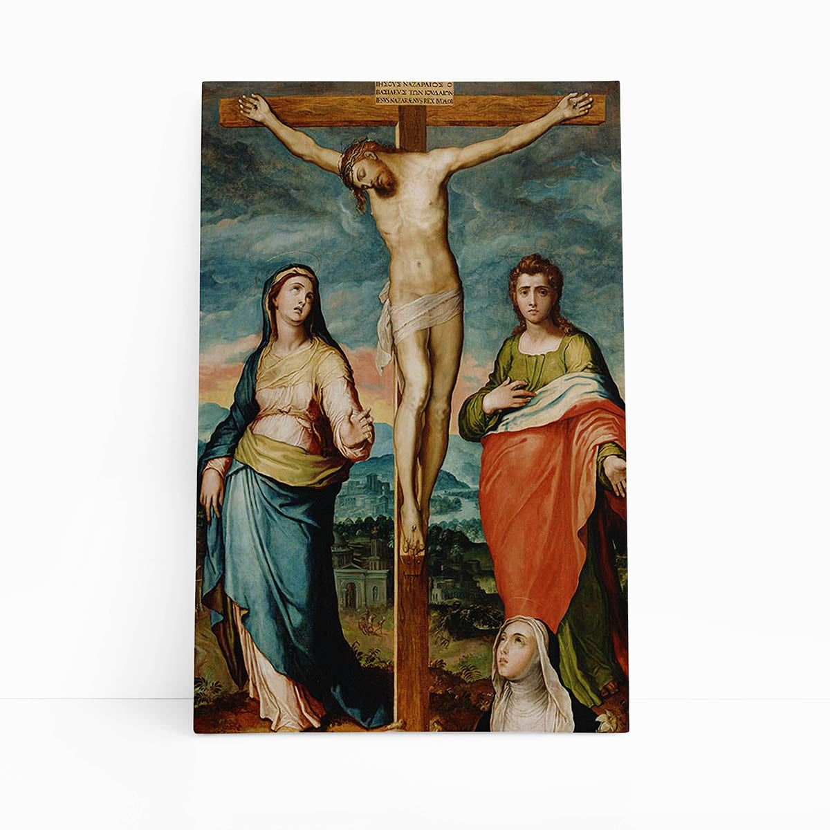 Quadro Jesus Cristo na Cruz Arte Marco Pino Canvas - Cópia (1)