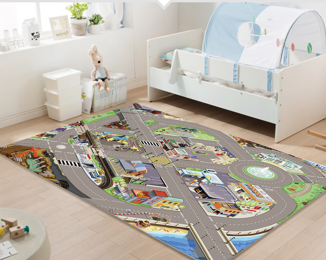 Pista para Carrinhos Hotcars Grande Cidade P09 180x120cm