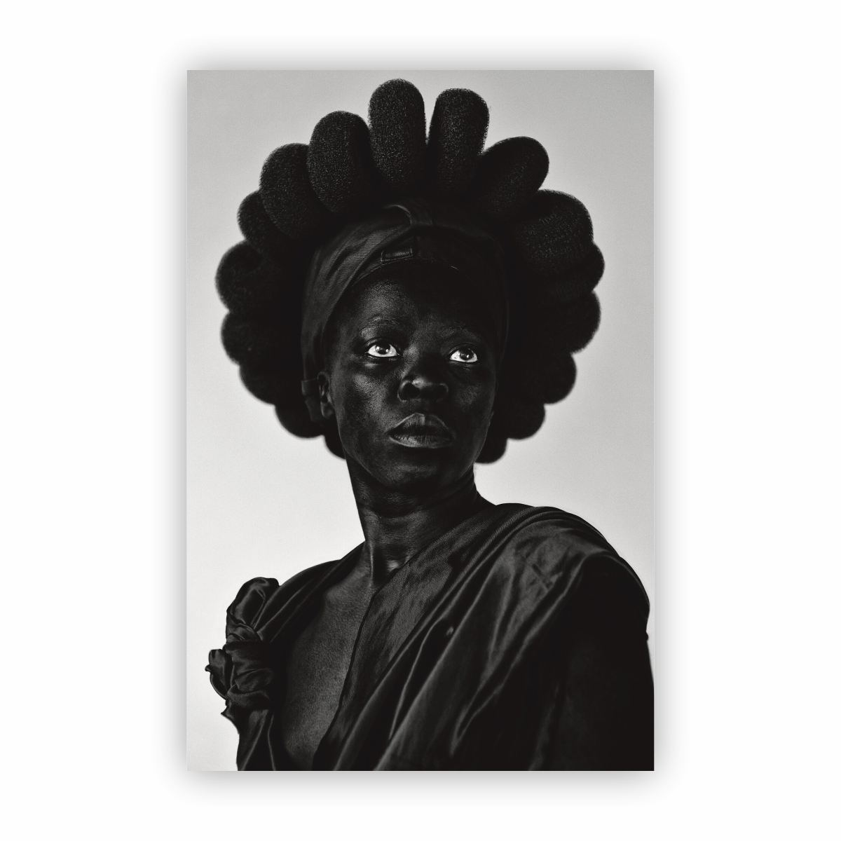 Quadro Canvas Fotografia Artística Mulher Negra 60x40cm