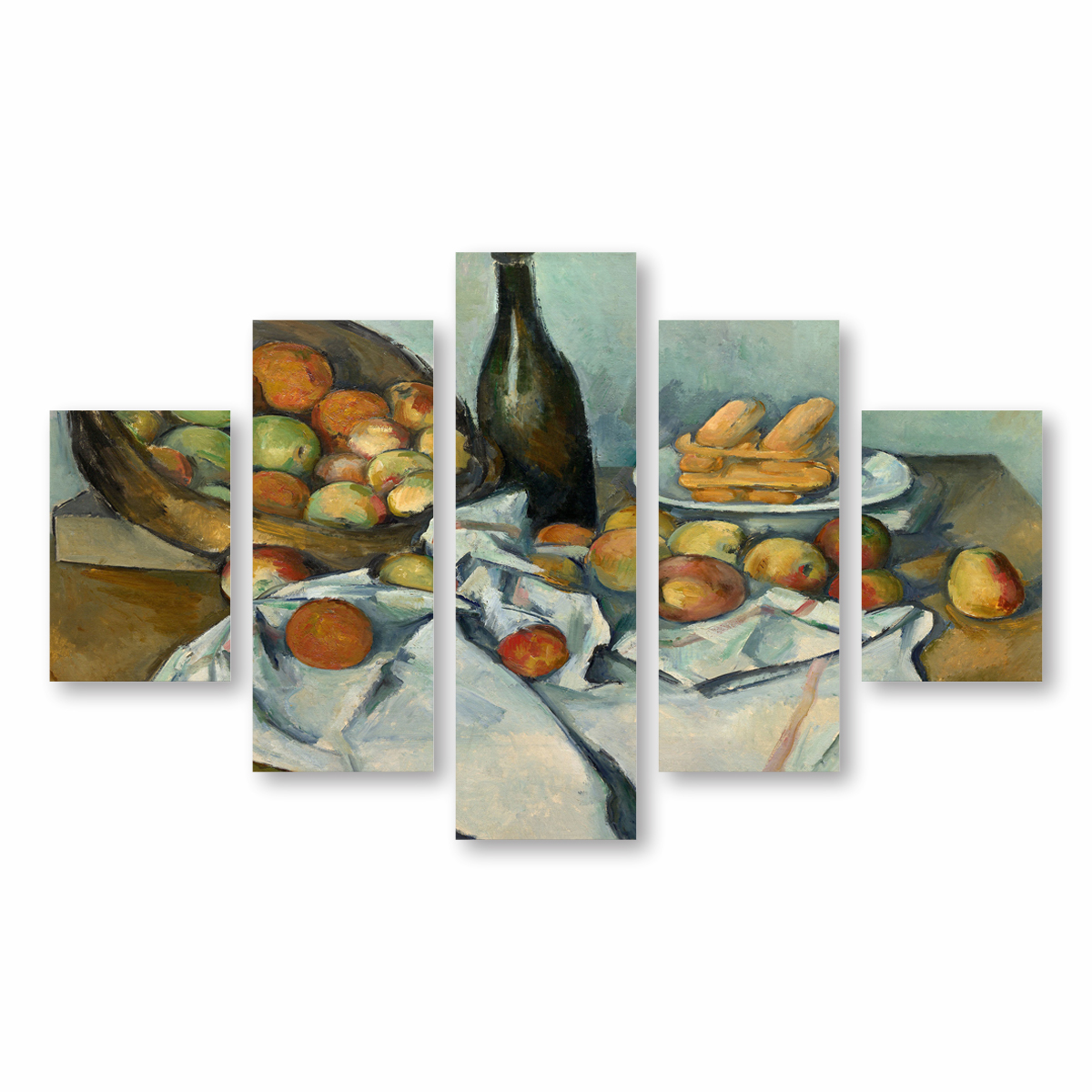 Quadro O Cesto de Maçãs Paul Cézanne Arte Canvas
