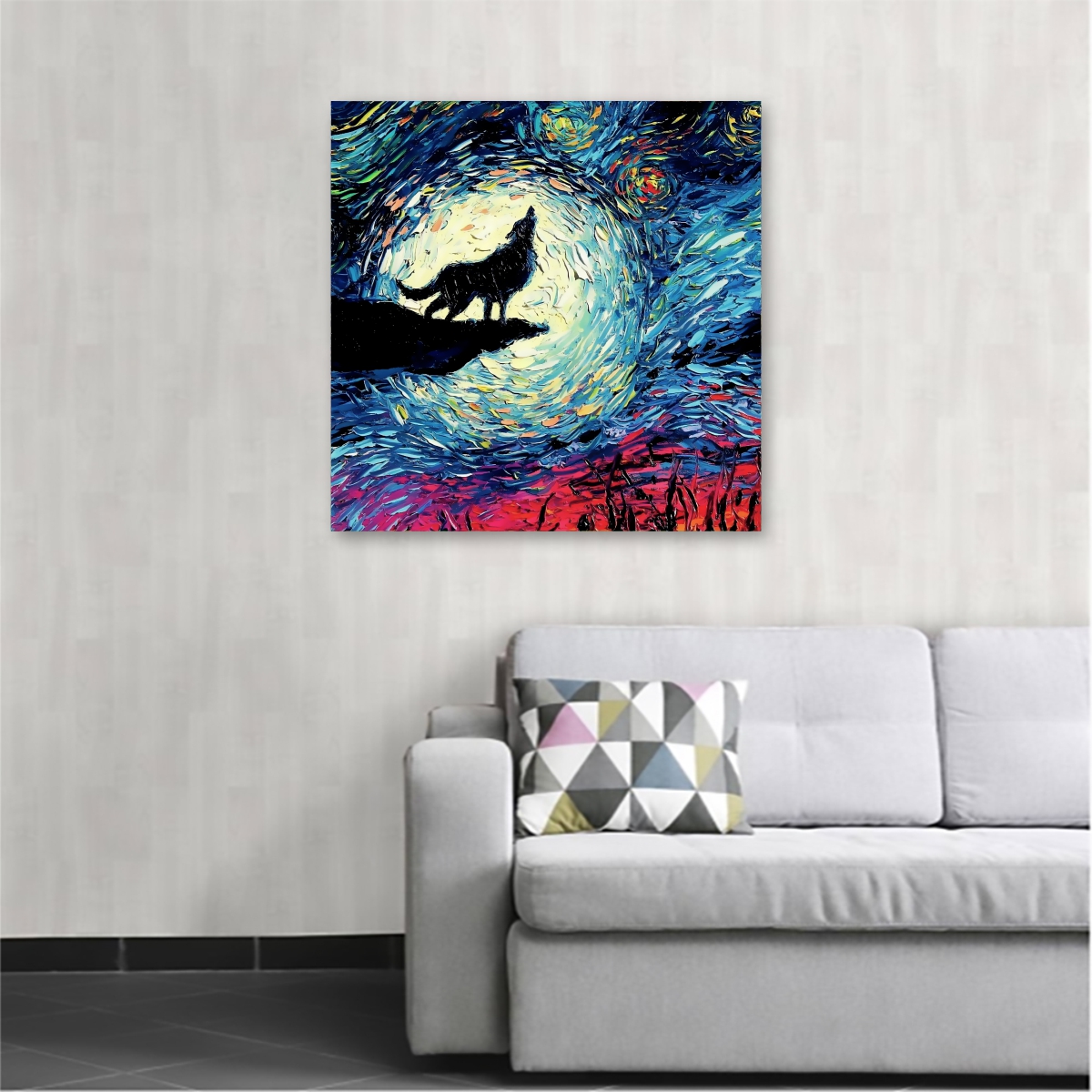 QUADRO DECORATIVO - DAMA DA NOITE - Loba Decor e Arte