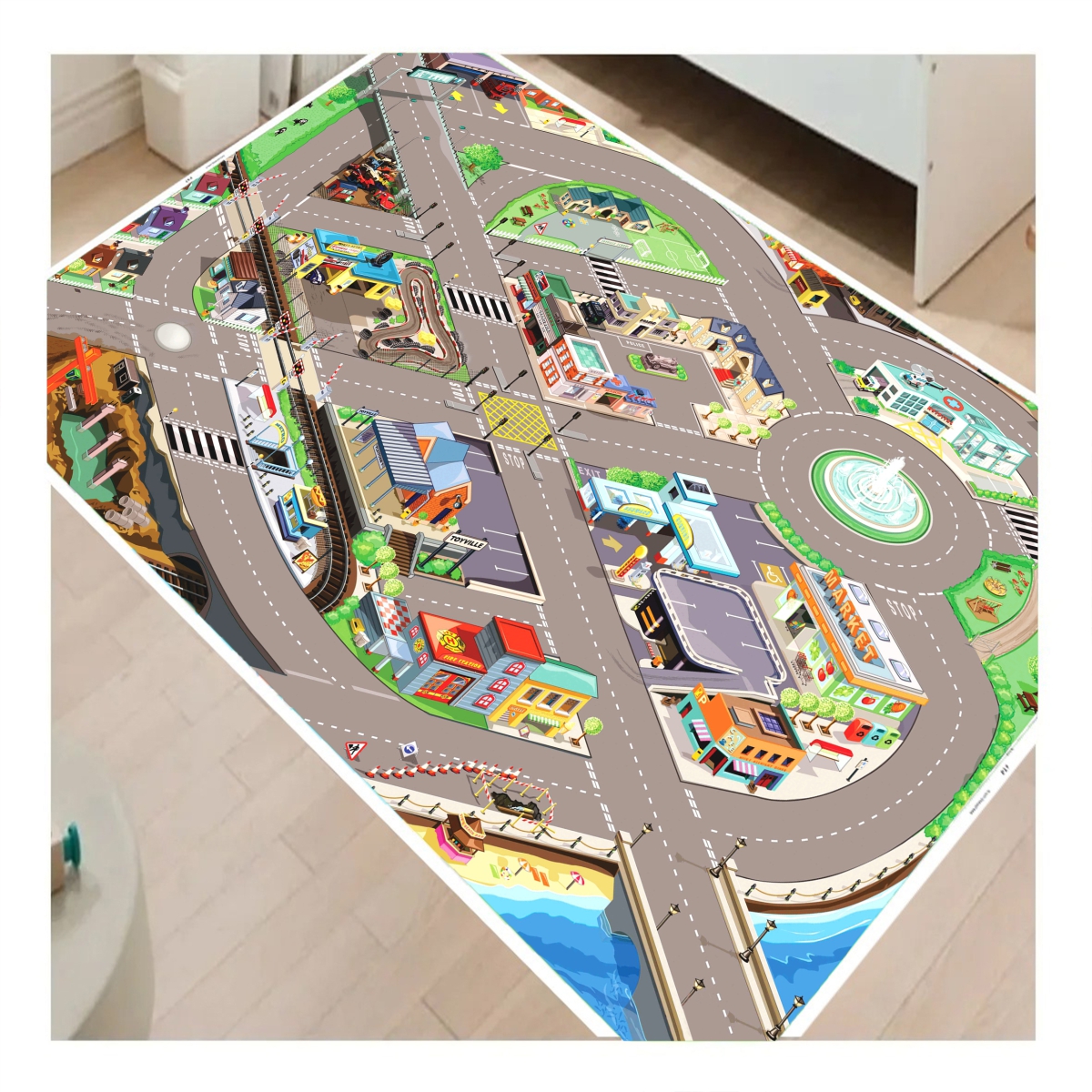 Pista Para Hot Wheels Cidade P/ Carrinhos Tp01 Grande