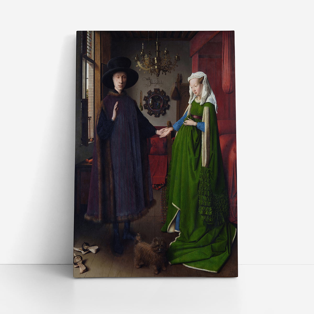 Quadro Jan van Eyck O Casal Arnolfini Canvas Látex