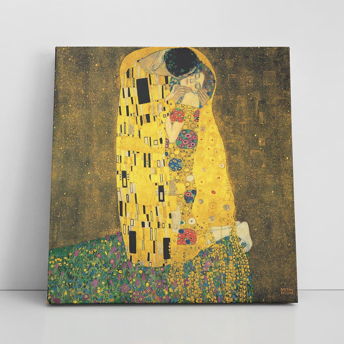 Quadro O Beijo Gustav Klimt Canvas Arte Decorativo Canvas Látex