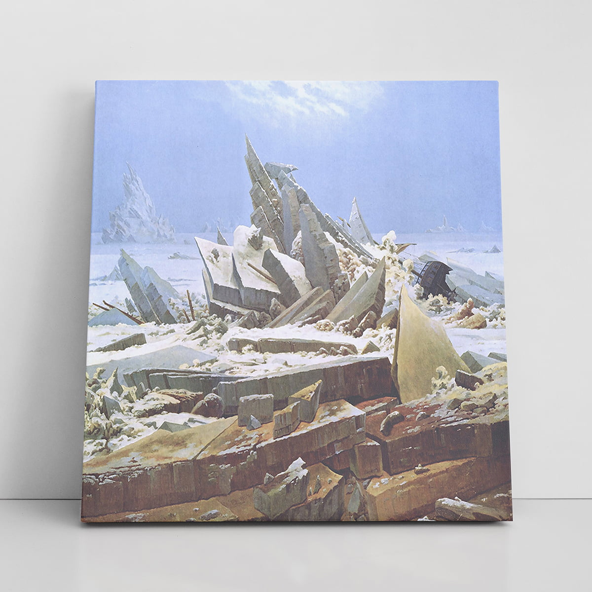 Quadro O Mar De Gelo David Friedrich Canvas Arte Látex