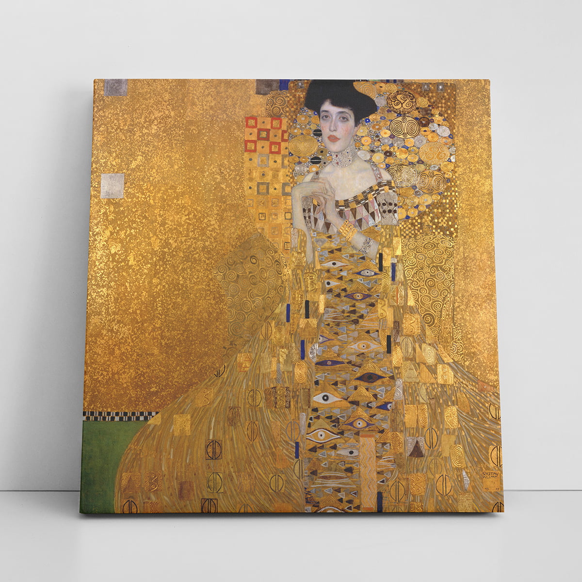 Quadro Retrato de Adele Bloch-Bauer I Gustav Klimt Canvas Látex