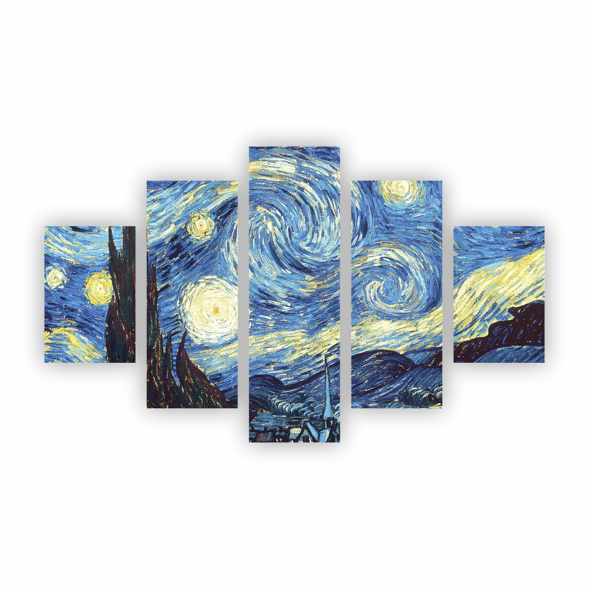 Quadro Canvas Decorativo Van Gogh Noite Estrelada Starry Night