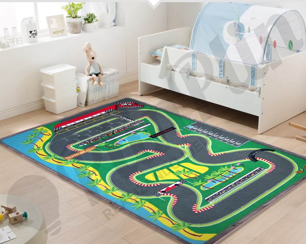 Pista Para Carrinhos Miniatura Corrida Velocidade 100x50cm - Loja PlimShop