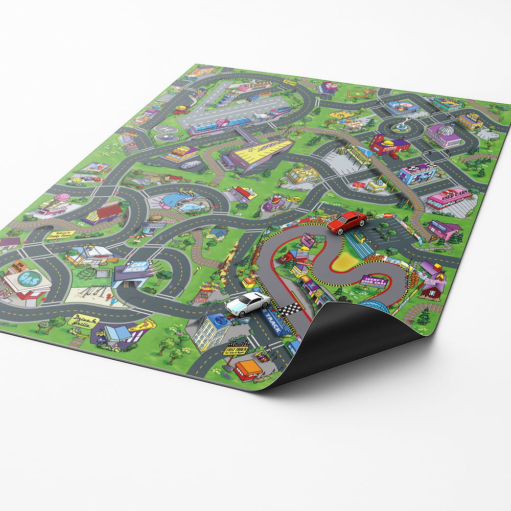 Pista Para Carrinhos Miniatura Corrida Brincar