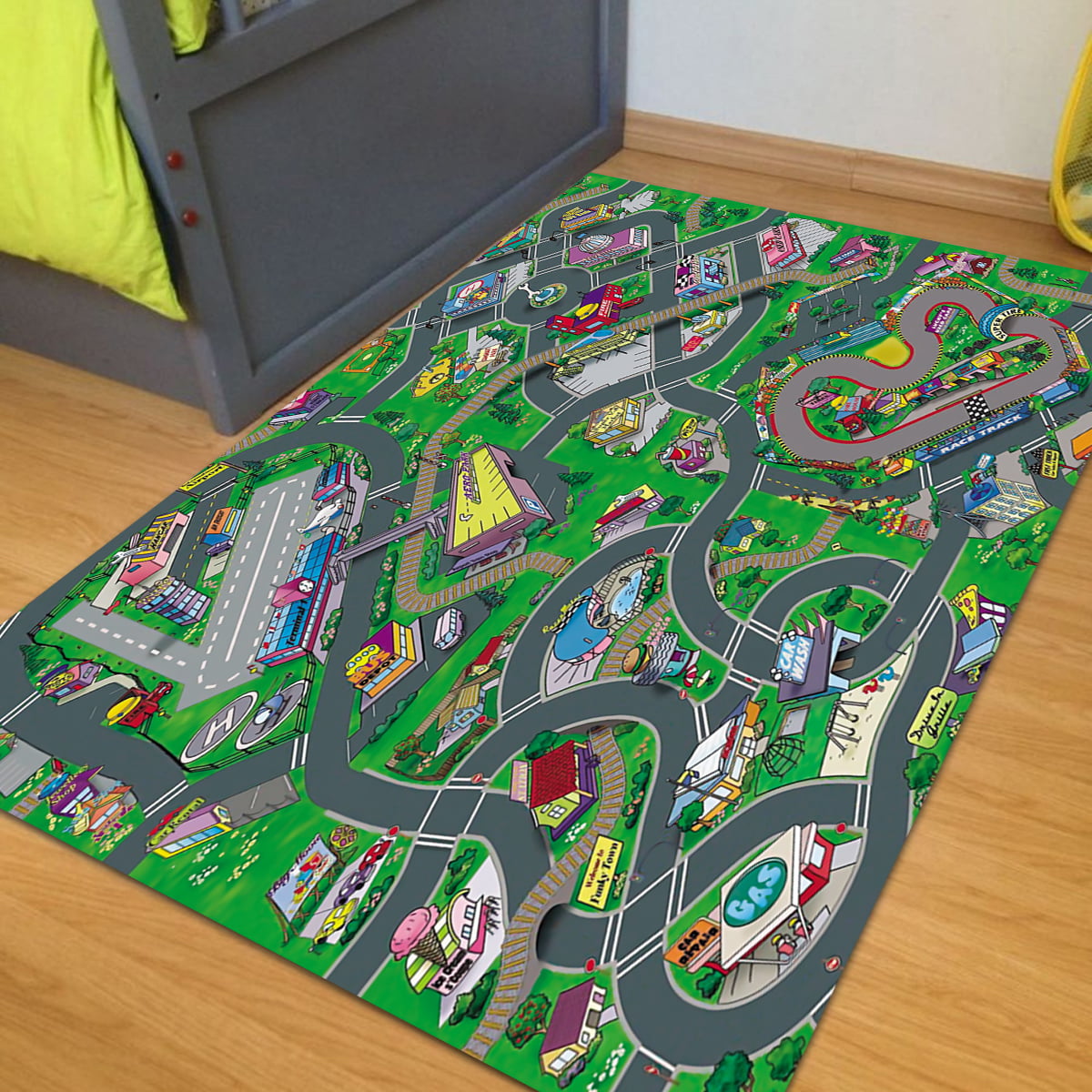 Pista para Carrinhos HOTCARS Cidade Ilustrada - Loja PlimShop