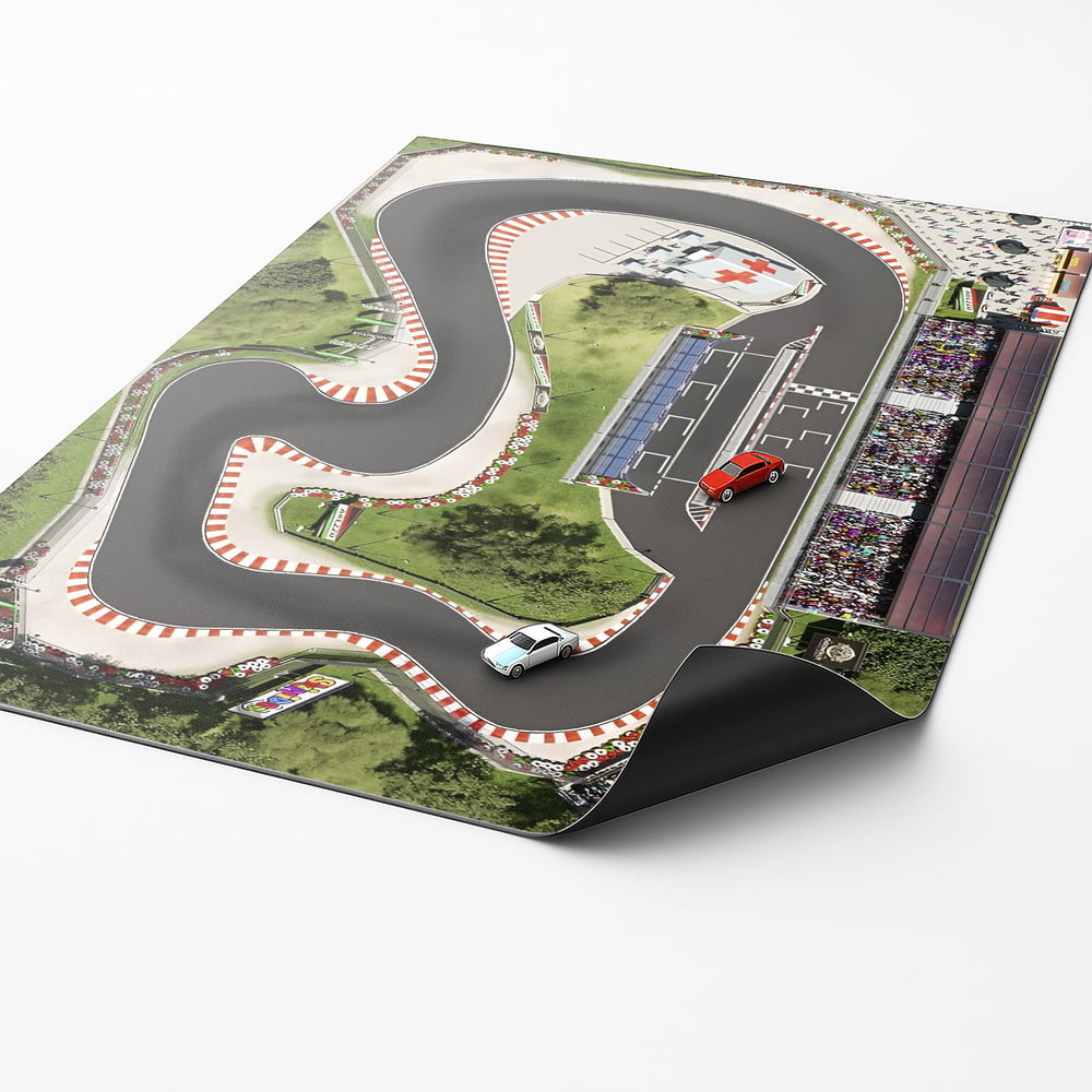 Pista Para Carrinhos Miniatura Corrida Automóveis
