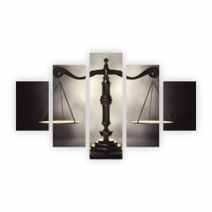Quadro Direito - Balança Da Justiça - Decorativo Tela Canvas