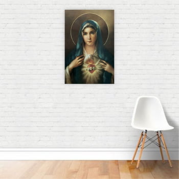 Quadro Canvas Religioso Nossa Senhora Cristianismo 60x40cm