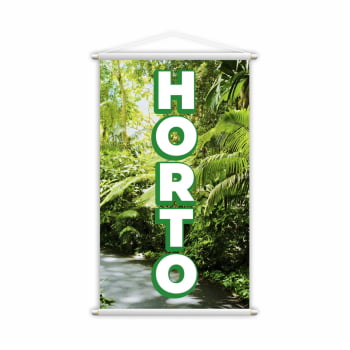 Banner Horto Natureza Plantas Flora Nativa Lona