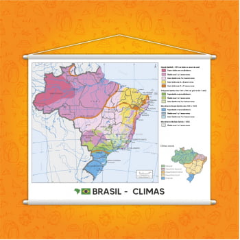 Banner Mapa Escolar Climas Brasileiros Geografia