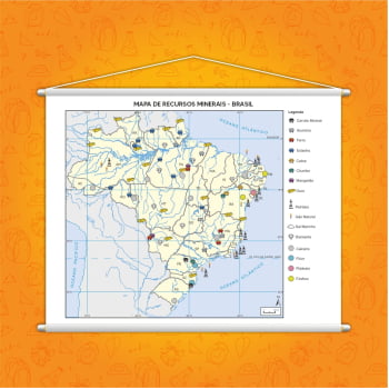 Banner Mapa Escolar Recursos Minerais Geografia 