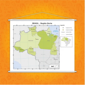Banner Mapa Escolar Região Norte Geografia