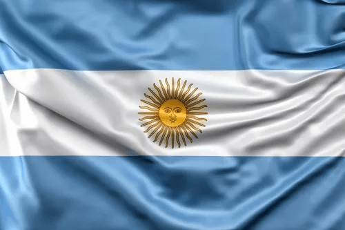 Adesivo Teto Bandeira Argentina Tradicional 190x110cm