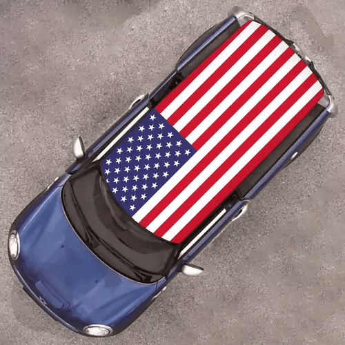 Adesivo Teto Bandeira Estados Unidos da América EUA Tradicional 190x110cm