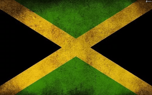 Adesivo Teto Bandeira Jamaica Envelhecida 175x110cm