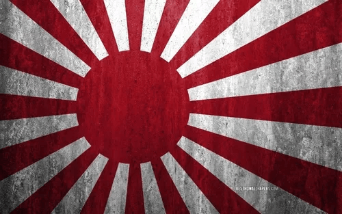 Adesivo Teto Bandeira Japão Kamikaze Envelhecida 190x110cm