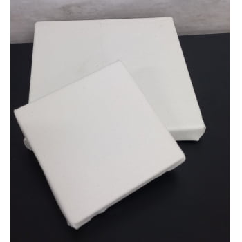 Tela Branca para Pintura Quadro Canvas Arte Kit 4un 30x28cm 
