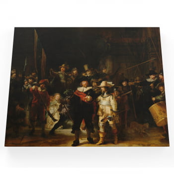 Quadro A Ronda Noturna Rembrandt van Rijn Canvas Látex