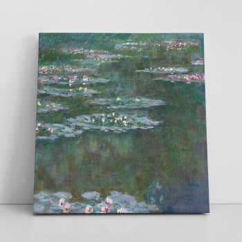 Quadro Nenufares Claude Monet Canvas Arte Látex