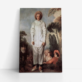 Quadro Pierrot Gilles Jean-Antoine Watteau Canvas Látex