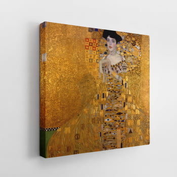 Quadro Retrato de Adele Bloch-Bauer I Gustav Klimt Canvas Látex