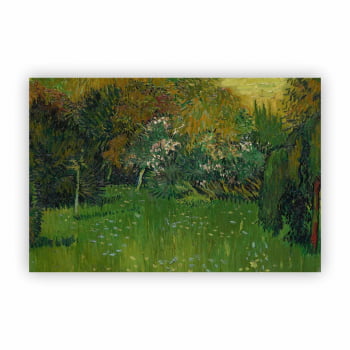 Quadro O Jardim do Poeta Van Gogh Arte Canvas