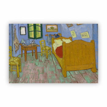 Quadro O Quarto Van Gogh Arte Canvas