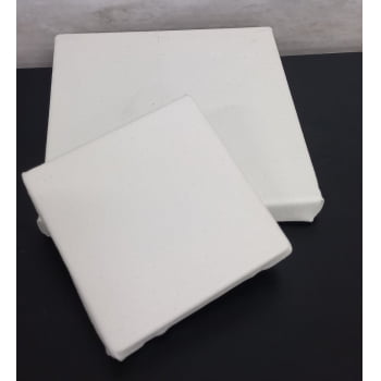 Tela Branca para Pintura Quadro Canvas Painel Arte 10x10cm 