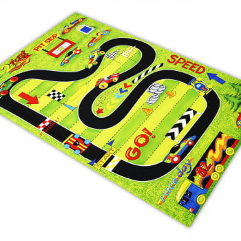 Pista para Carrinhos HOTCARS Corrida Velocidade PitStop