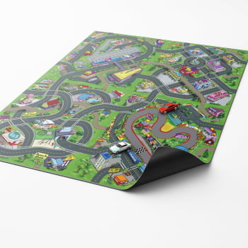 Pista Para Carrinhos Miniatura Corrida Brincar