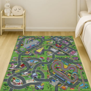 Pista Para Carrinhos Miniatura Corrida Brincar