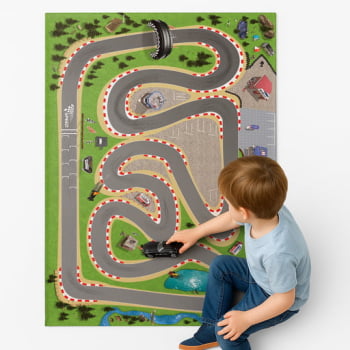 Pista Para Carrinhos Miniatura Automóveis Infantil